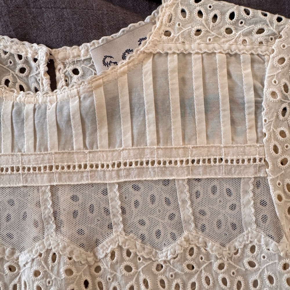 Sea New York Cream Eyelet Blouse - Picture 7 of 7